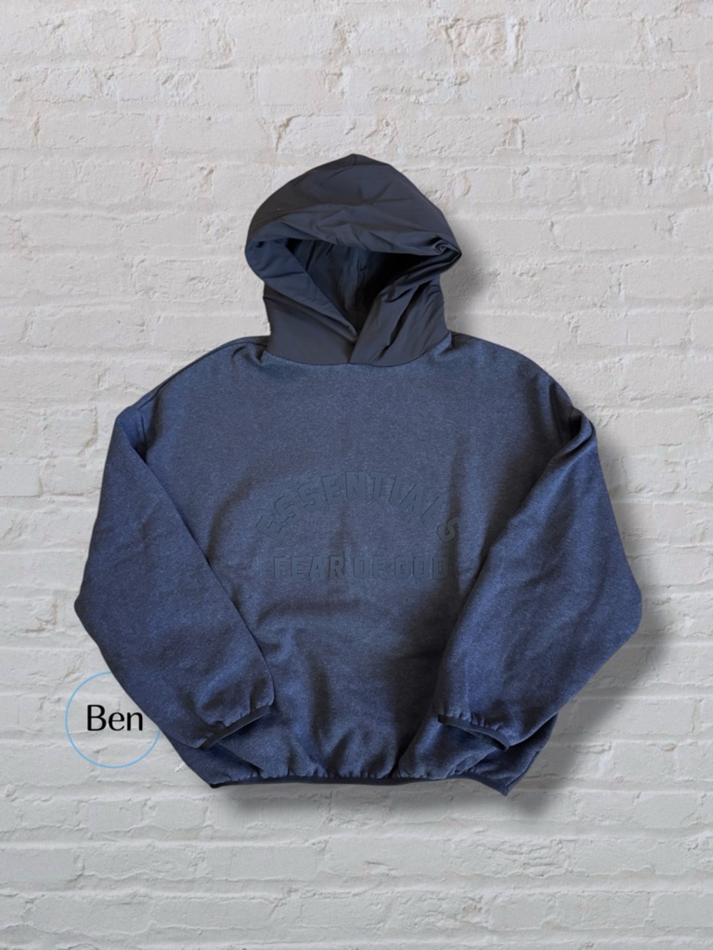 Size S - ESSENTIALS Fear Of God Nylon Hoodie SS24